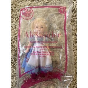 Madame Alexander Alice‎ In Wonderland McDonald's Happy Meal Toy #1 2010 Sealed!